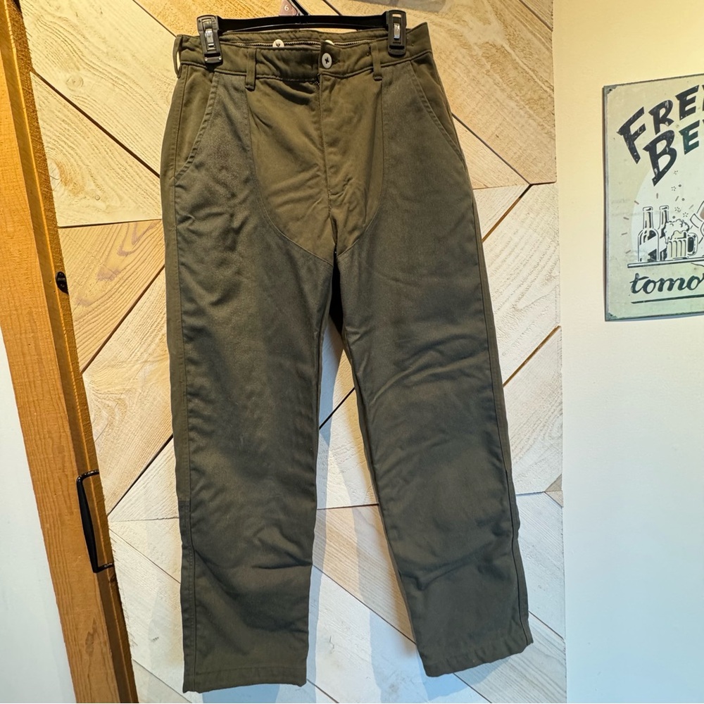 LL Bean Field Patch Pants, Green Size 30/ 31 - Picture 2 of 8